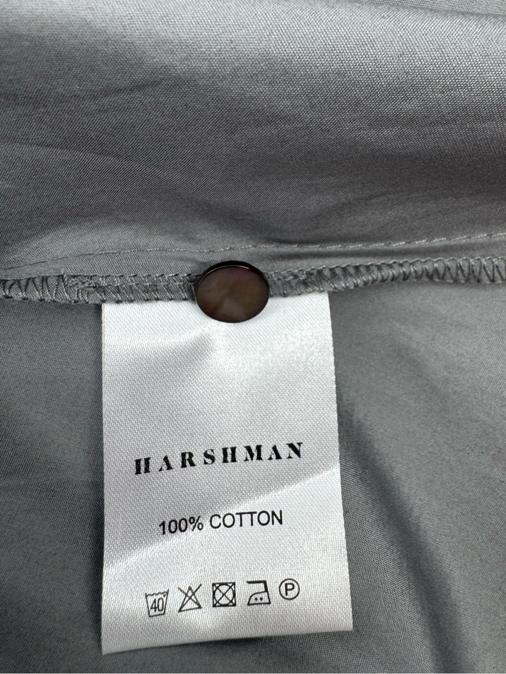 Harshman Alder Tie Waist A-Line Midi Dress Lava Smoke Gray Medium NWT - Picture 7 of 8